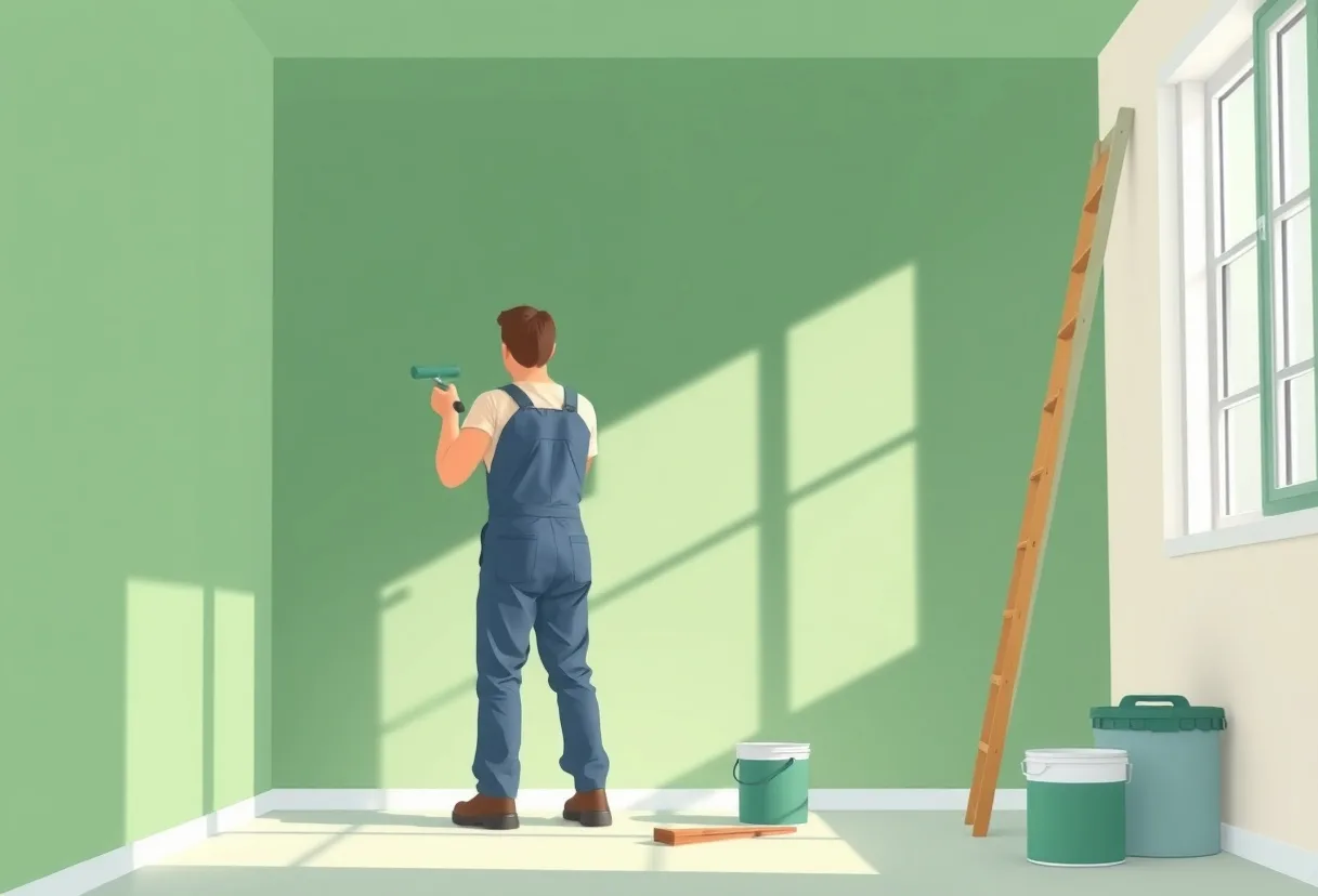 Peintre Flers 61100 en intervention sur un chantier