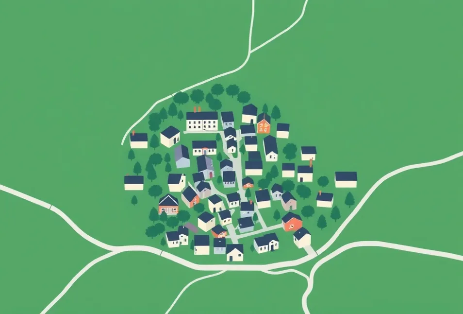 Carte du secteur d'intervention autour de Flers (61100)